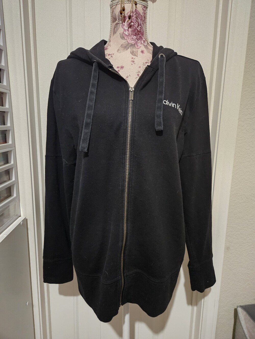 Calvin Klein Black Full Zip Hoodie